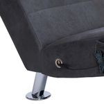 Casa si Gradina - Mobilier - Scaune si fotolii - Fotolii - Sezlong de masaj cu perna, gri, piele intoarsa artificiala - Infinity.ro