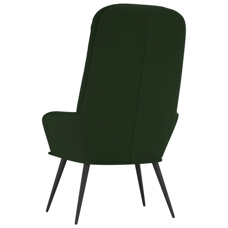 Casa si Gradina - Mobilier - Scaune si fotolii - Fotolii - Fotoliu de relaxare, verde inchis, catifea - Infinity.ro