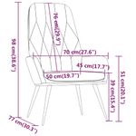 Casa si Gradina - Mobilier - Scaune si fotolii - Fotolii - Fotoliu de relaxare, verde inchis, catifea - Infinity.ro