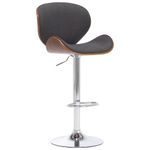 Casa si Gradina - Mobilier - Scaune si fotolii - Scaune - Scaun de bar, gri, material textil - Infinity.ro