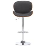 Casa si Gradina - Mobilier - Scaune si fotolii - Scaune - Scaun de bar, gri, material textil - Infinity.ro