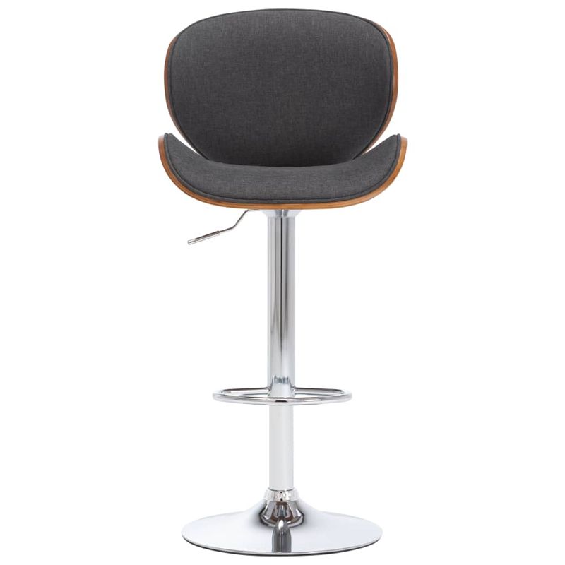 Casa si Gradina - Mobilier - Scaune si fotolii - Scaune - Scaun de bar, gri, material textil - Infinity.ro