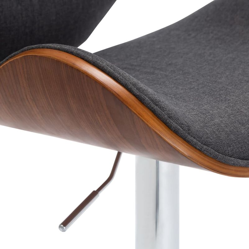 Casa si Gradina - Mobilier - Scaune si fotolii - Scaune - Scaun de bar, gri, material textil - Infinity.ro