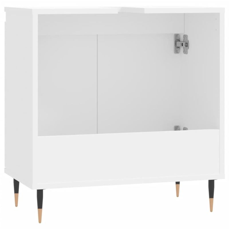 Casa si Gradina - Mobilier - Comode si corpuri - Masute de toaleta - Dulap de chiuveta, alb, 58x33x60 cm, lemn prelucrat - Infinity.ro