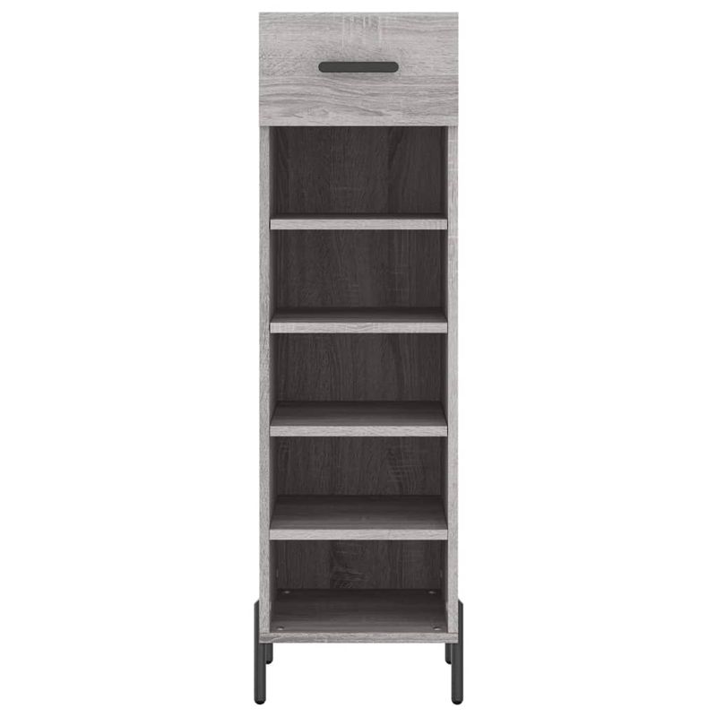 Casa si Gradina - Mobilier - Dulapuri si sifoniere - Dulapuri pantofi - Pantofar, gri sonoma, 30x35x105 cm, lemn compozit - Infinity.ro