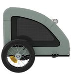 Petshop - Accesorii petshop - Culcusuri si custi - Genti si articole transport - Remorca de bicicleta animale companie, textil oxford/fier, mărime 124x53x53 cm - Infinity.ro