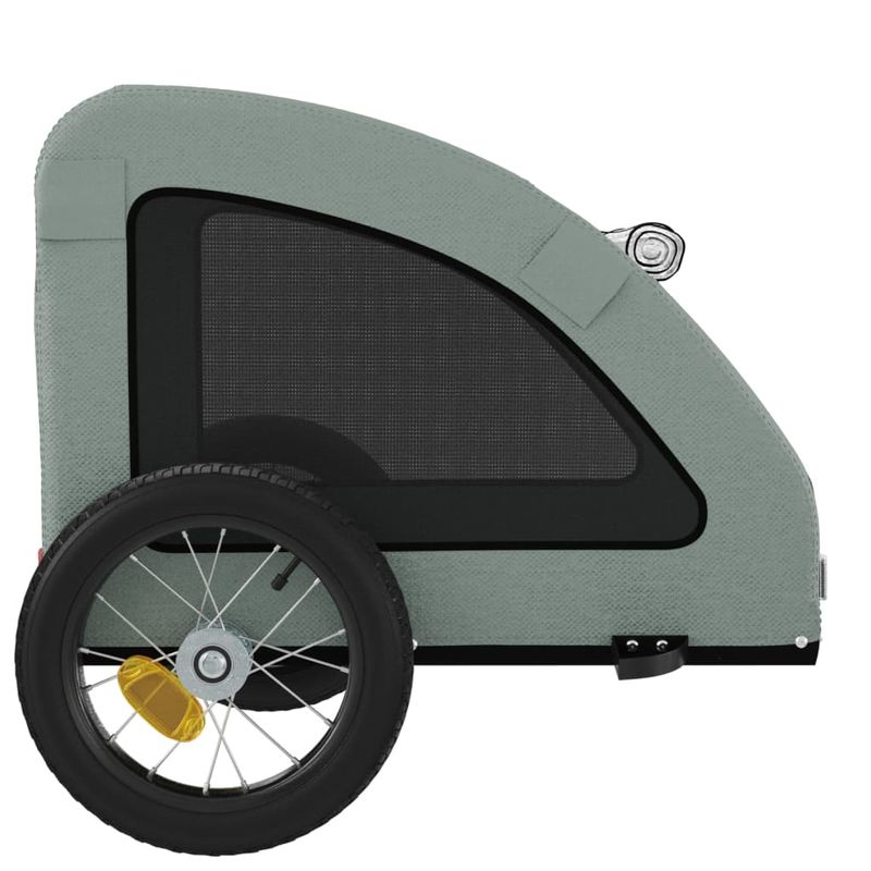Petshop - Accesorii petshop - Culcusuri si custi - Genti si articole transport - Remorca de bicicleta animale companie, textil oxford/fier, mărime 124x53x53 cm - Infinity.ro