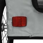 Petshop - Accesorii petshop - Culcusuri si custi - Genti si articole transport - Remorca de bicicleta animale companie, textil oxford/fier, mărime 124x53x53 cm - Infinity.ro