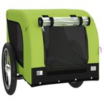 Petshop - Accesorii petshop - Culcusuri si custi - Genti si articole transport - Remorca bicicleta animale companie, verde/negru, oxford/fier - Infinity.ro