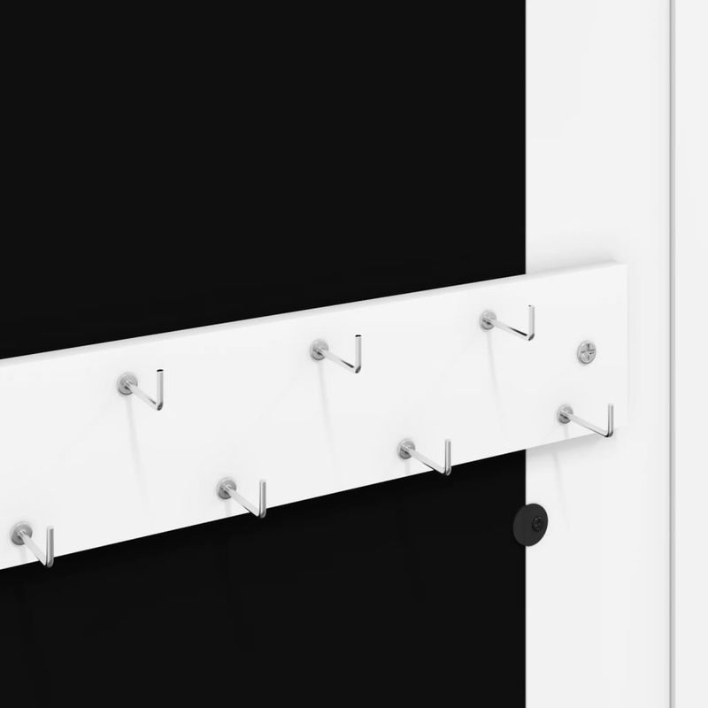 Casa si Gradina - Decoratiuni - Oglinzi - Dulap de bijuterii cu oglinda de perete, alb, 30x8,5x67 cm - Infinity.ro