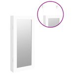 Casa si Gradina - Decoratiuni - Oglinzi - Dulap de bijuterii cu oglinda de perete, alb, 30x8,5x67 cm - Infinity.ro