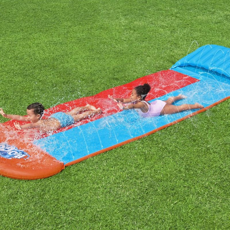 Casa si Gradina - Gradina si terasa - Piscine si accesorii - Accesorii piscine - Bestway Tobogan de apa H2OGO Tsunami Splash, dublu - Infinity.ro