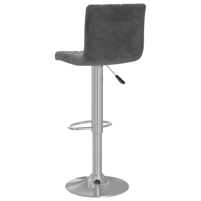Casa si Gradina - Mobilier - Scaune si fotolii - Scaune - Scaune de bar, 2 buc., gri inchis, catifea - Infinity.ro