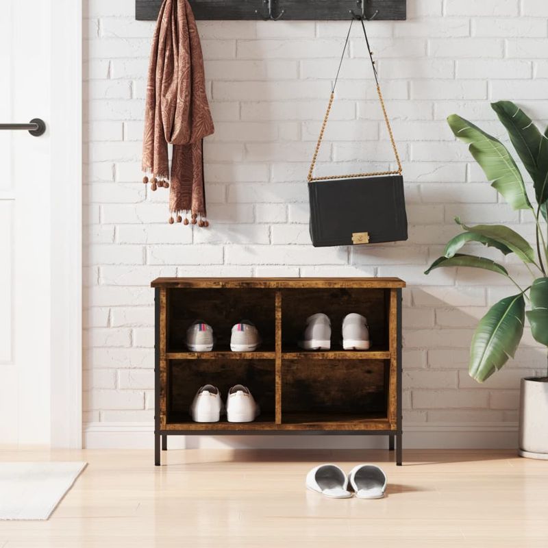 Casa si Gradina - Mobilier - Organizare si depozitare - Organizator incaltaminte - Pantofar, stejar fumuriu, 69x35x50 cm, lemn compozit - Infinity.ro