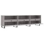 Casa si Gradina - Mobilier - Comode si corpuri - Comode - Comoda TV, gri sonoma, 150x30x44,5 cm, lemn prelucrat - Infinity.ro