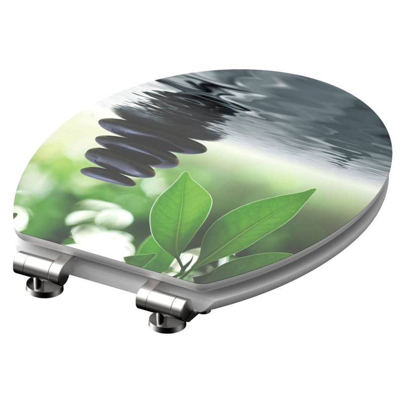 Casa si Gradina - Sanitare - Obiecte sanitare - Vase de toaleta - SCHUTTE Scaun toaleta OASIS cu inchidere silentioasa extralucios MDF - Infinity.ro