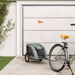 Petshop - Accesorii petshop - Culcusuri si custi - Genti si articole transport - Remorca de bicicleta animale companie, textil oxford/fier, mărime 125x63x66 cm - Infinity.ro
