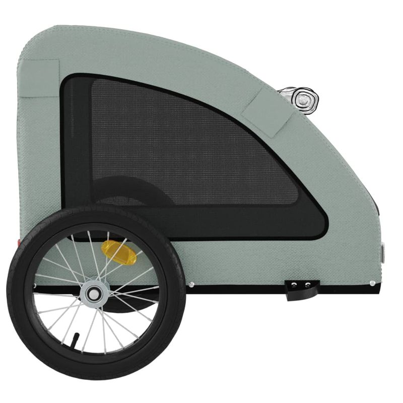 Petshop - Accesorii petshop - Culcusuri si custi - Genti si articole transport - Remorca de bicicleta animale companie, textil oxford/fier, mărime 125x63x66 cm - Infinity.ro
