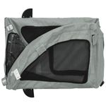 Petshop - Accesorii petshop - Culcusuri si custi - Genti si articole transport - Remorca de bicicleta animale companie, textil oxford/fier, mărime 125x63x66 cm - Infinity.ro