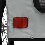 Petshop - Accesorii petshop - Culcusuri si custi - Genti si articole transport - Remorca de bicicleta animale companie, textil oxford/fier, mărime 125x63x66 cm - Infinity.ro