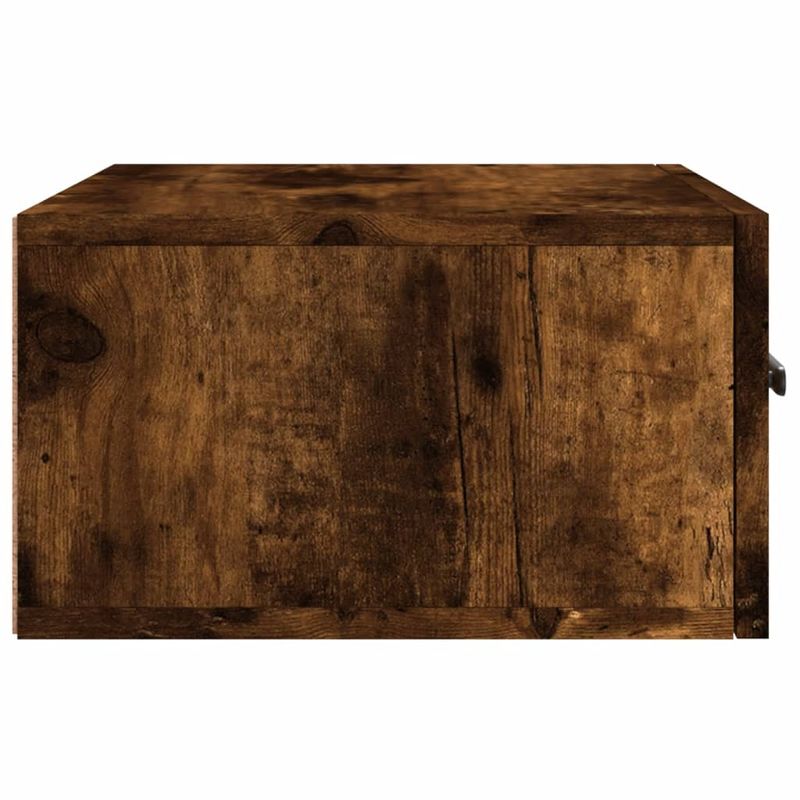 Casa si Gradina - Mobilier - Comode si corpuri - Noptiere - Noptiere de perete, 2 buc., stejar afumat, 35x35x20 cm - Infinity.ro