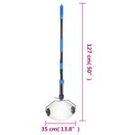 Casa si Gradina - Gradinarit si plante - Unelte gradinarit - Accesorii pentru unelte gradinarit - Dispozitiv de colectare nuci, albastru, 127 cm, otel - Infinity.ro