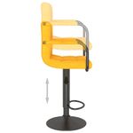 Casa si Gradina - Mobilier - Scaune si fotolii - Scaune - Scaune de bar, 2 buc., galben mustar, catifea - Infinity.ro