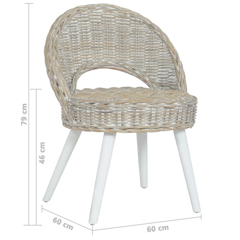 Casa si Gradina - Mobilier - Scaune si fotolii - Fotolii - Fotoliu, alb, ratan kubu - Infinity.ro