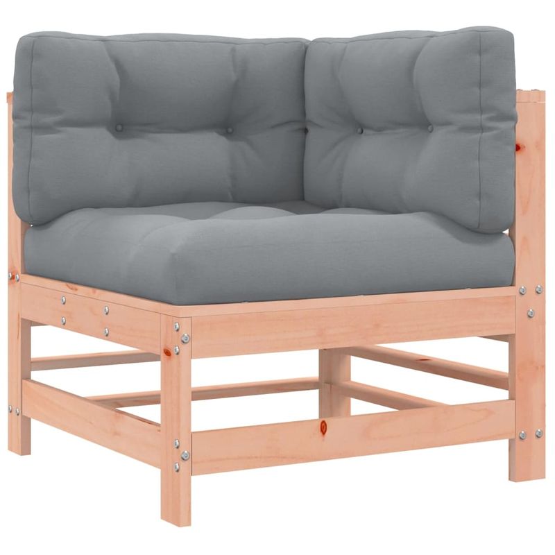 Casa si Gradina - Gradina si terasa - Mobilier exterior - Canapele si fotolii gradina - Canapele coltar cu perne, 2 buc., lemn masiv de pin - Infinity.ro