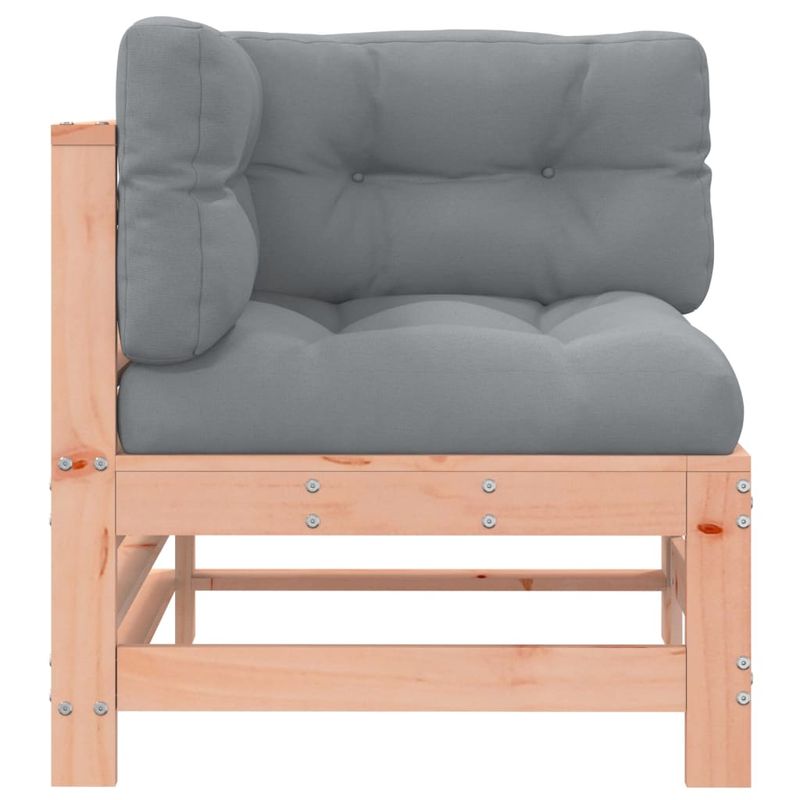 Casa si Gradina - Gradina si terasa - Mobilier exterior - Canapele si fotolii gradina - Canapele coltar cu perne, 2 buc., lemn masiv de pin - Infinity.ro
