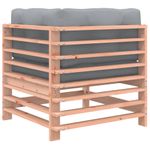 Casa si Gradina - Gradina si terasa - Mobilier exterior - Canapele si fotolii gradina - Canapele coltar cu perne, 2 buc., lemn masiv de pin - Infinity.ro
