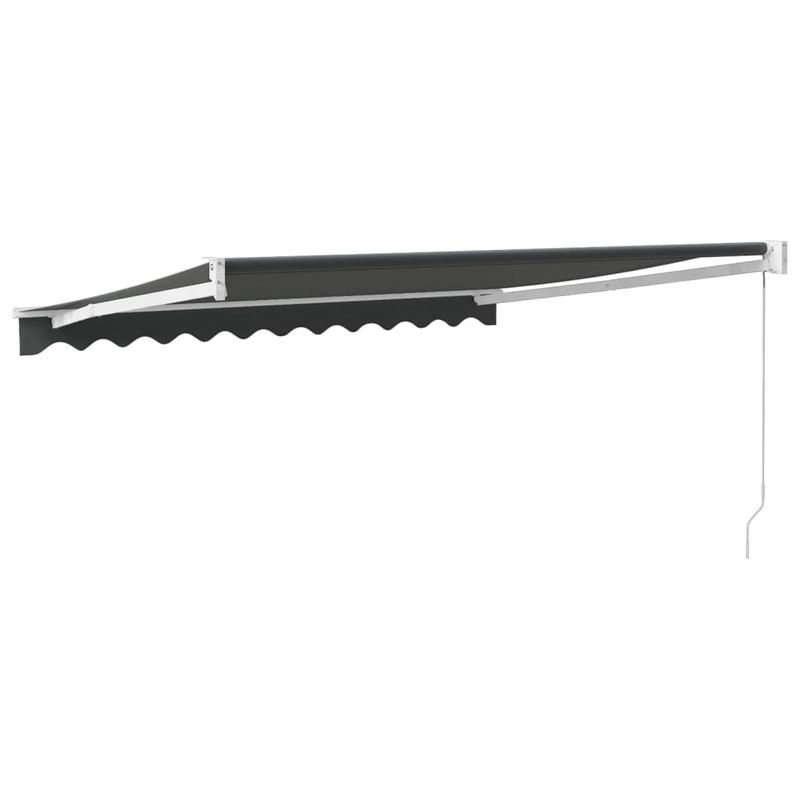 Casa si Gradina - Gradina si terasa - Umbrele si pavilioane - Umbrele - Copertina retractabila, antracit, 3,5x2,5 m, textil si aluminiu - Infinity.ro