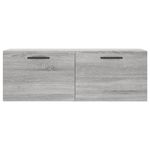 Casa si Gradina - Mobilier - Dulapuri si sifoniere - Dulapuri - Dulap de perete, gri sonoma, 100x36,5x35 cm, lemn prelucrat - Infinity.ro