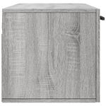 Casa si Gradina - Mobilier - Dulapuri si sifoniere - Dulapuri - Dulap de perete, gri sonoma, 100x36,5x35 cm, lemn prelucrat - Infinity.ro