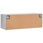 Casa si Gradina - Mobilier - Dulapuri si sifoniere - Dulapuri - Dulap de perete, gri sonoma, 100x36,5x35 cm, lemn prelucrat - Infinity.ro