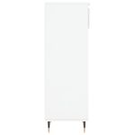 Casa si Gradina - Mobilier - Organizare si depozitare - Organizator incaltaminte - Pantofar, alb extralucios, 40x36x105 cm, lemn compozit - Infinity.ro