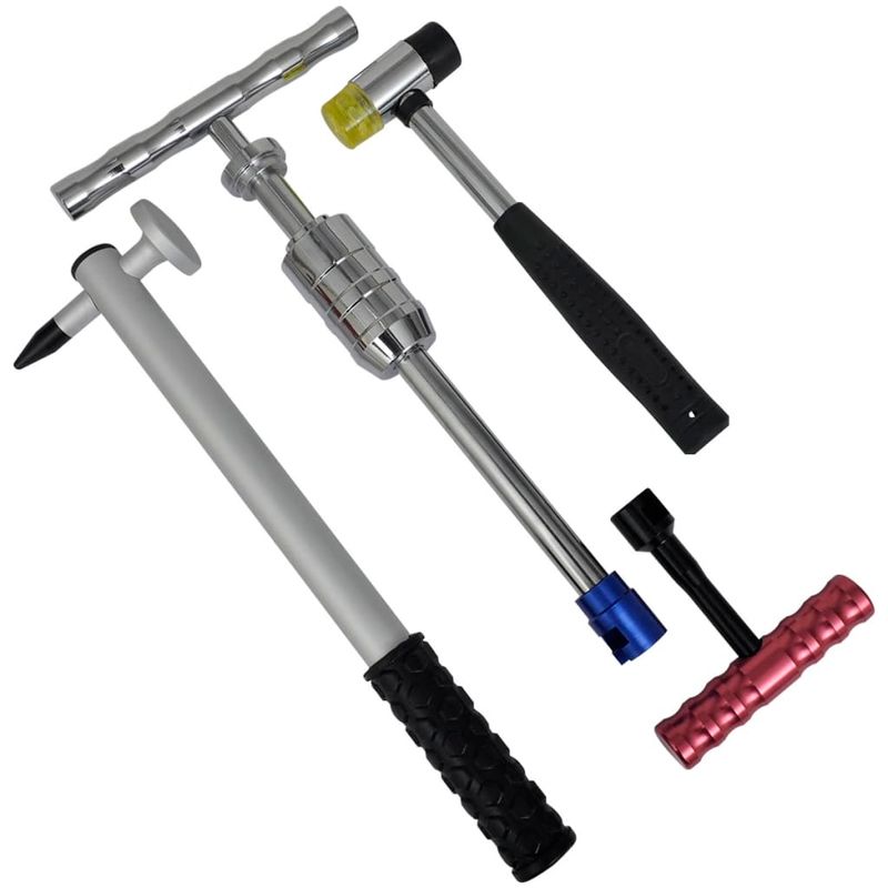 Auto si Moto - Reparatii si depanare - Scule auto - Scule si truse auto - Set indepartare a deformarilor auto cu geanta de transport XXL - Infinity.ro