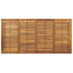 Casa si Gradina - Gradina si terasa - Mobilier exterior - Mese gradina - Masa gradina picioare forma de U 180x90x75 cm lemn masiv acacia - Infinity.ro