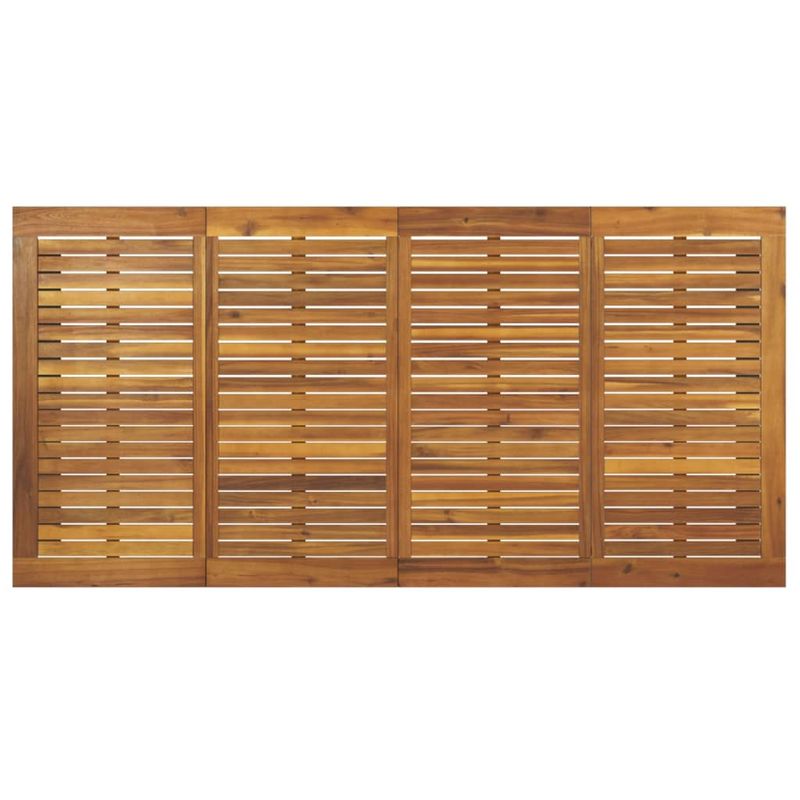 Casa si Gradina - Gradina si terasa - Mobilier exterior - Mese gradina - Masa gradina picioare forma de U 180x90x75 cm lemn masiv acacia - Infinity.ro