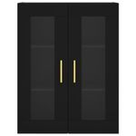 Casa si Gradina - Mobilier - Comode si corpuri - Comode - Dulap cu montaj pe perete, negru, 69,5x34x90 cm - Infinity.ro