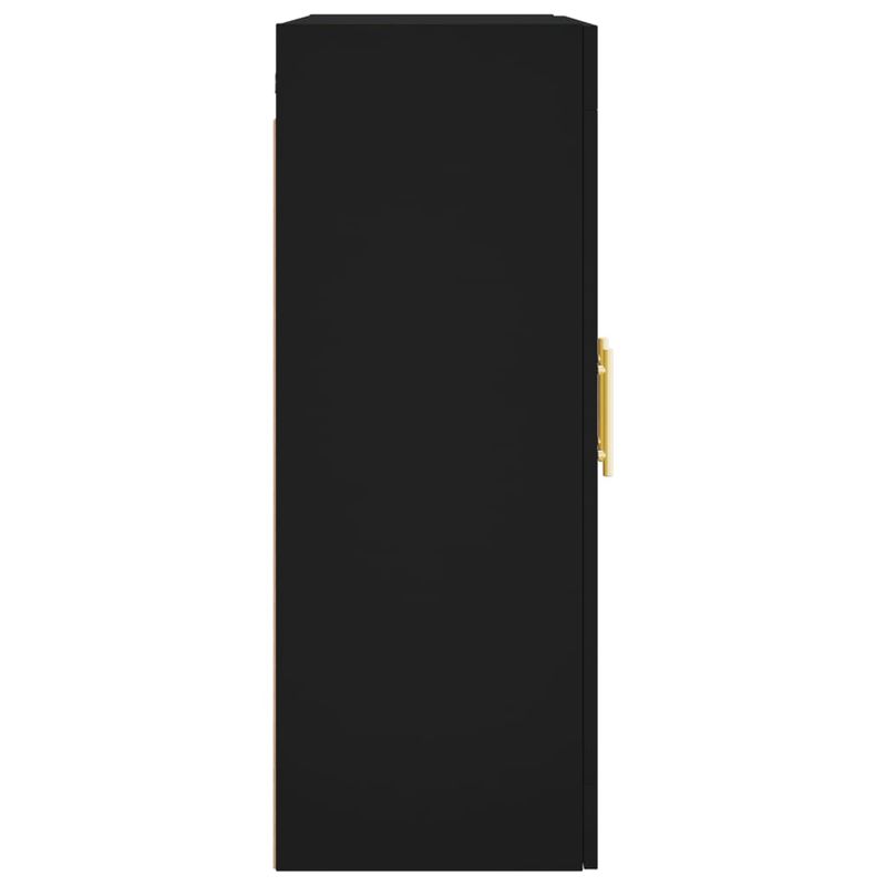 Casa si Gradina - Mobilier - Comode si corpuri - Comode - Dulap cu montaj pe perete, negru, 69,5x34x90 cm - Infinity.ro