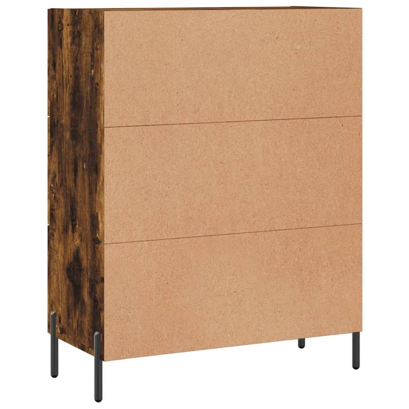 Casa si Gradina - Mobilier - Comode si corpuri - Comode - Servanta, stejar fumuriu, 69,5x34x90 cm, lemn compozit - Infinity.ro