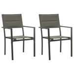 Casa si Gradina - Gradina si terasa - Mobilier exterior - Seturi mobila gradina - Set mobilier de gradina, 3 piese, negru, textilena si otel - Infinity.ro