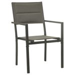 Casa si Gradina - Gradina si terasa - Mobilier exterior - Seturi mobila gradina - Set mobilier de gradina, 3 piese, negru, textilena si otel - Infinity.ro