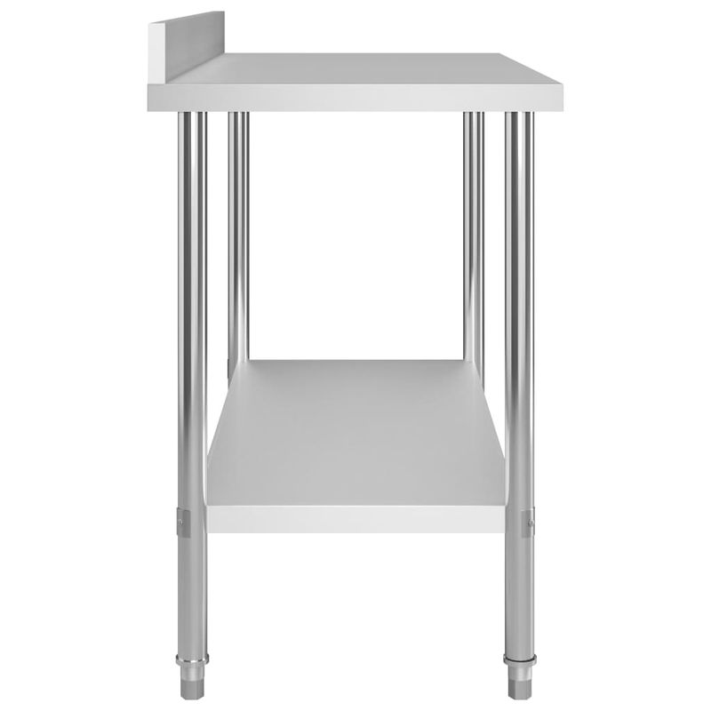 Casa si Gradina - Mobilier - Comode si corpuri - Corpuri bucatarie - Masa de lucru bucatarie, raft superior, 120x60x150 cm, otel - Infinity.ro