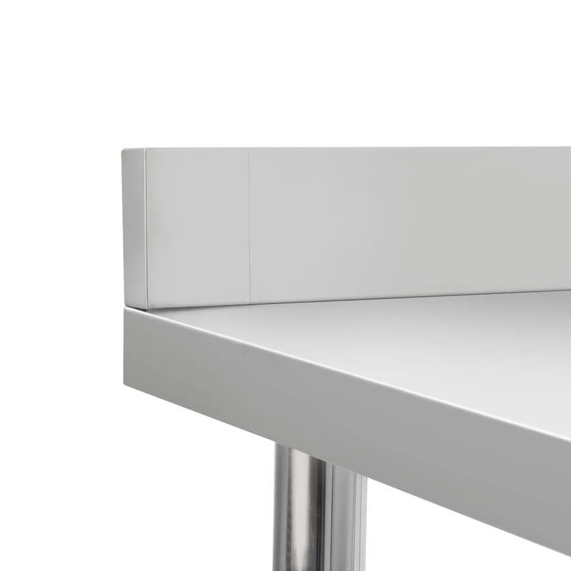Casa si Gradina - Mobilier - Comode si corpuri - Corpuri bucatarie - Masa de lucru bucatarie, raft superior, 120x60x150 cm, otel - Infinity.ro
