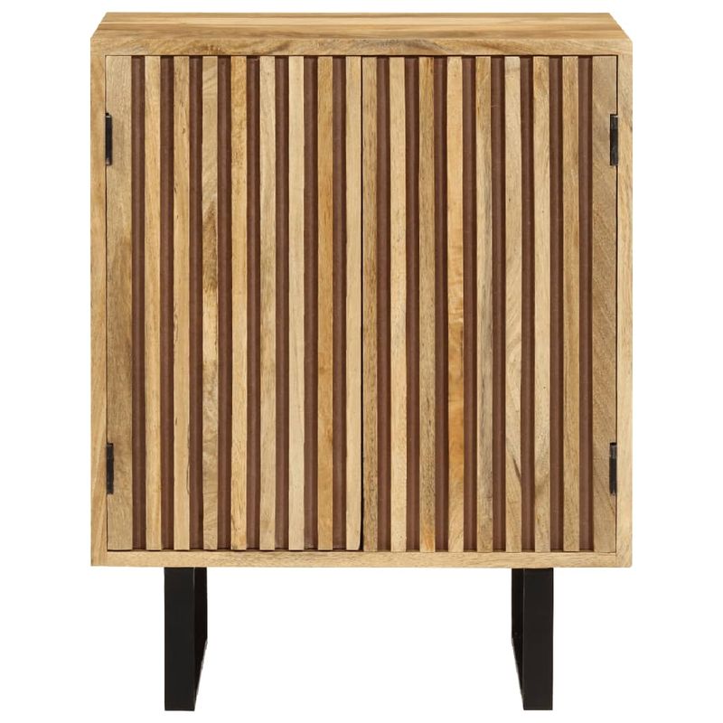 Casa si Gradina - Mobilier - Comode si corpuri - Comode - Servanta cu 2 usi, 55x35x70 cm, lemn masiv de mango - Infinity.ro