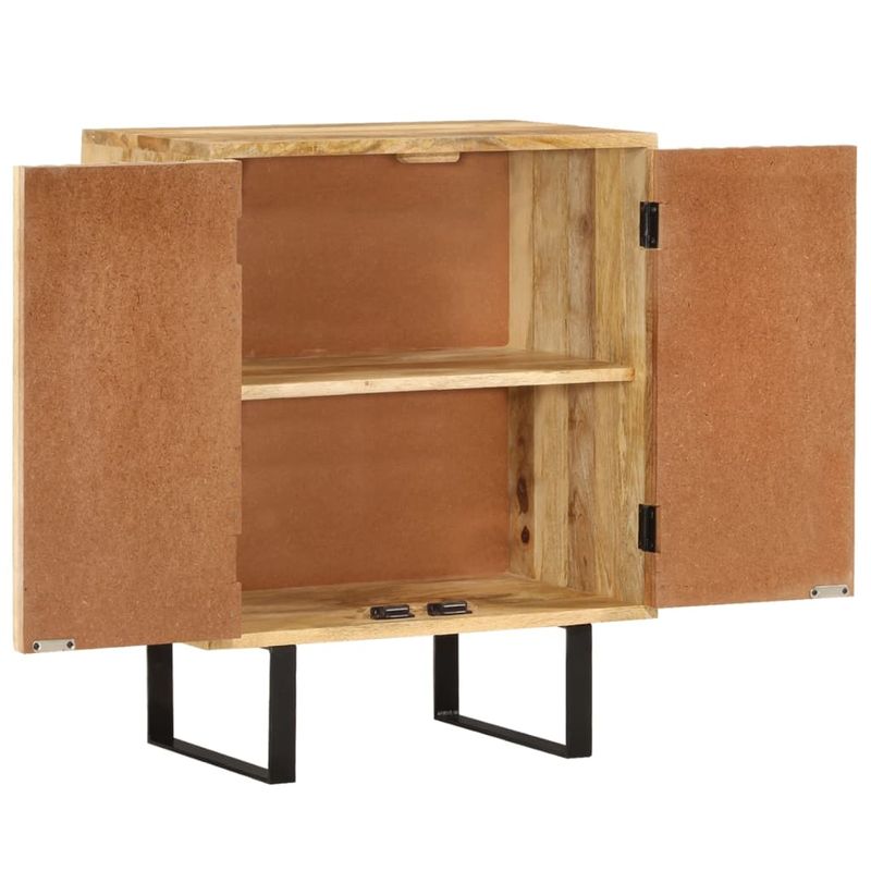 Casa si Gradina - Mobilier - Comode si corpuri - Comode - Servanta cu 2 usi, 55x35x70 cm, lemn masiv de mango - Infinity.ro