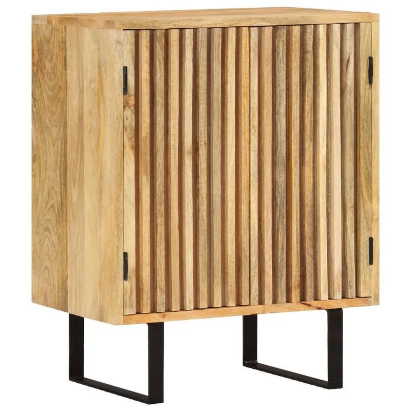Casa si Gradina - Mobilier - Comode si corpuri - Comode - Servanta cu 2 usi, 55x35x70 cm, lemn masiv de mango - Infinity.ro