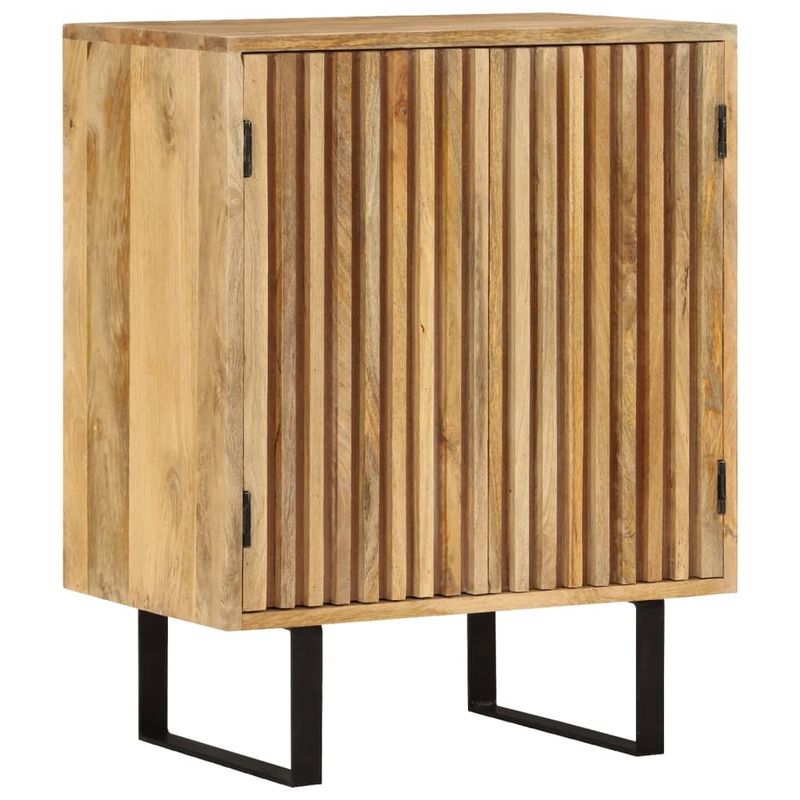 Casa si Gradina - Mobilier - Comode si corpuri - Comode - Servanta cu 2 usi, 55x35x70 cm, lemn masiv de mango - Infinity.ro